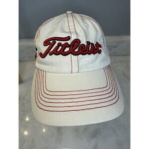 Titleist Georgia Bulldogs Embroidered Logo White Hat Strapback Cap